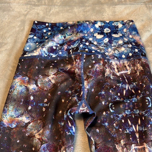 Mikita Flare Pants Mika Yoga Pants Rare NWOT Mika Yoga Wear Flare Bottom Bella Luna Pant Blue Size S/M